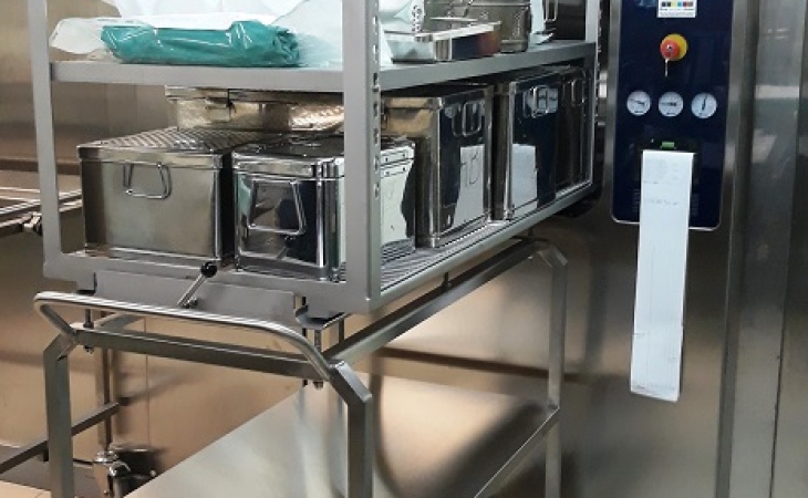 Instalacija parnog sterilizatora, 8 STJ,  u bolnici u Sl. Brodu