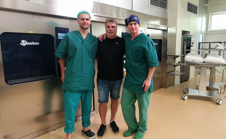 Replacement of the old sterilizer in CHC Split CSSD, Firule